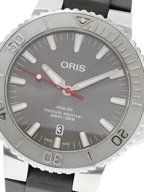 ORIS Aquis Date Relief 01 733 7730 4153-07 gray Dial Automatic Men's_967958